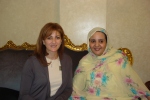 Lubna Mahadeen with Zahra Chagaf- Member of Parliament- at her house 11-11-2009 (18)